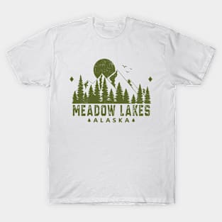 Meadow Lakes Alaska Mountain Souvenir T-Shirt